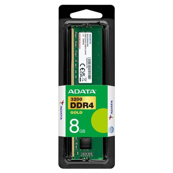 ADATA DDR4 PC25600 3200MHz 8GB Single Channel AD4U32008G22-RGN