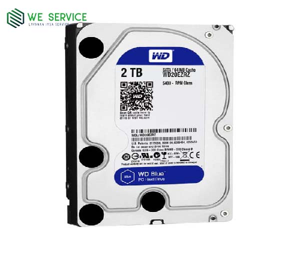 WDC 2TB SATA3 256MB - Blue - WD20EZAZ - Garansi 2 Th