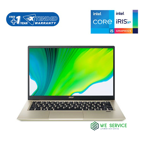 ACER SWIFT 3X SF314-510G-50CC (CORE I5-1135G7, 16GB, 512GB SSD, WIN 10, 14 INCH, GOLD) 