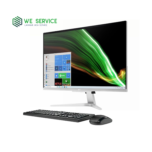 ACER C27-1655 (CORE I5-1135G7, 8GB, 512GB SSD, VGA 2GB, WIN 10, SILVER) AIO DESKTOP PC