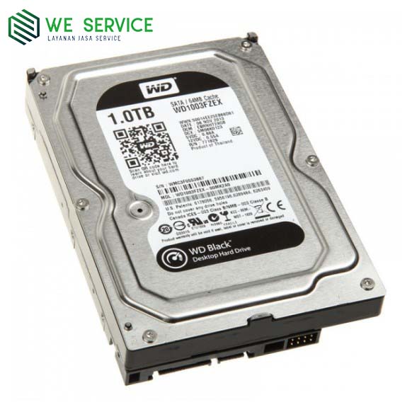 WDC 1TB SATA3 64MB - Black Ver.2 - WD1003FZEX - Garansi 5 Th