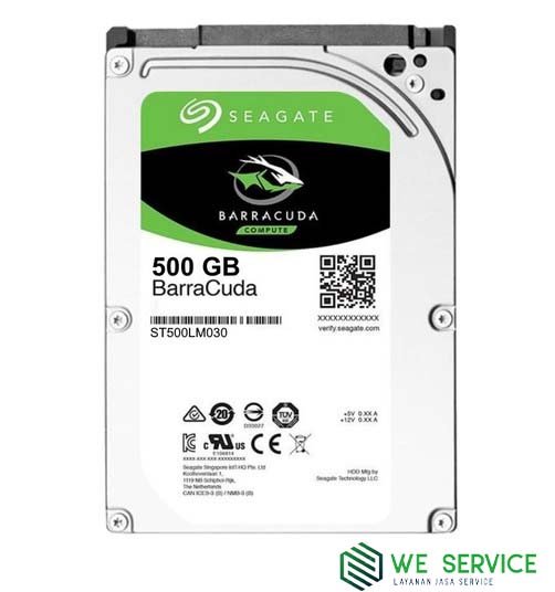 Seagate 2.5" 500GB SATA 8MB 5400RPM - BarraCuda Series